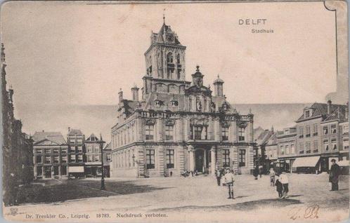 DELFT - Stadhuis, Verzamelen, Ansichtkaarten | Nederland, Verzenden