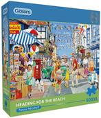 Heading for the Beach Puzzel (500 XL stukjes) | Gibsons -, Hobby en Vrije tijd, Denksport en Puzzels, Verzenden, Nieuw