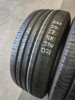 225/55/17 97W Continental/Dunlop D21/22 6,7/6,3mm Profiel, Ophalen, Gebruikt, 17 inch, Band(en)