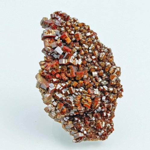 Unieke kleur! Vanadiniet Kristalen - Hoogte: 6.8 cm -, Verzamelen, Mineralen en Fossielen