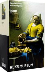 Het Melkmeisje - Johannes Vermeer Puzzel (1000 stukjes) |, Hobby en Vrije tijd, Denksport en Puzzels, Nieuw, Verzenden