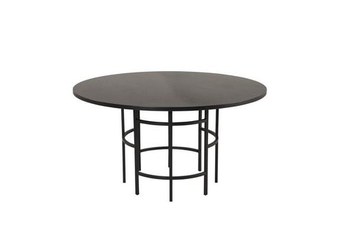 Eettafel - Maj - 140 cm - Zwart - Jörn, Huis en Inrichting, Tafels | Eettafels, Nieuw, Verzenden