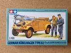 Tamiya 32501 Kübelwagen Type 82 1:48, Hobby en Vrije tijd, Verzenden, Nieuw, Tamiya