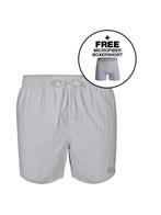 -30% Muchachomalo  Muchachomalo Swimshort solid  maat M, Kleding | Heren, Badmode en Zwemkleding, Verzenden, Grijs