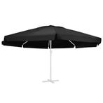 Parasol Vervangingsdoek 600cm Zwart | OP = OP | 68%, Tuin en Terras, Nieuw, Ophalen of Verzenden, Waterdicht, Meer dan 4 meter