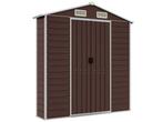 Veiling - VidaXL metalen muurkast bruin 40x191x198cm, Tuin en Terras, Bergingen en Tuinkasten, Nieuw
