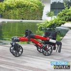 Rollator Brooklyn dubbel opvouwbaar (Lichtgewicht rollators), Ophalen of Verzenden, Gebruikt