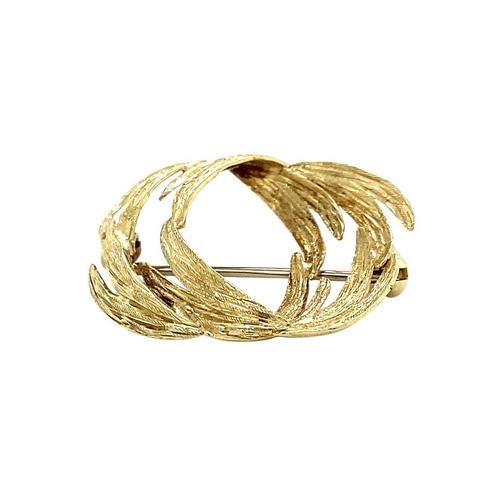Gouden fantasie broche 14 krt, Sieraden, Tassen en Uiterlijk, Broches, Nieuw, Ophalen of Verzenden