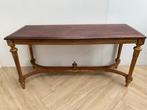 Gangbankje - Hout, Mahonie, Verguld - Halbank / Salontafel