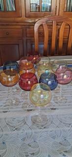 Wijnglas (27) - Glas-in-lood, Kristal - Geknoopt kristalglas, Antiek en Kunst