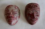 2 Topèng-maskers - Indonesië  (Zonder Minimumprijs), Antiek en Kunst, Kunst | Niet-Westerse kunst