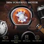 Koffiemolen elektrisch - Koffiemaler - 200W - Zwart - Aigost, Verzenden, Nieuw