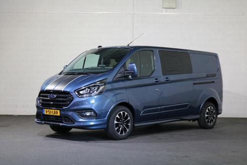 Ford Transit Custom 2.0 TDci 185pk L2 H1 Sport DC Airco Trek, Auto's, Bestelauto's, Lease, Handgeschakeld, Financial lease, Overige kleuren