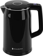 2dekans | KitchenBrothers Waterkoker - 1.7L - RVS, Kunststof, Witgoed en Apparatuur, Waterkokers, Ophalen of Verzenden, Gebruikt