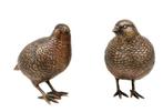 Beeldje - Quail - Brons