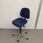 Labkoo medische halfhoge werkstoel - PU kunststof blauw - ih, Huis en Inrichting, Stoelen, Ophalen of Verzenden, Nieuw