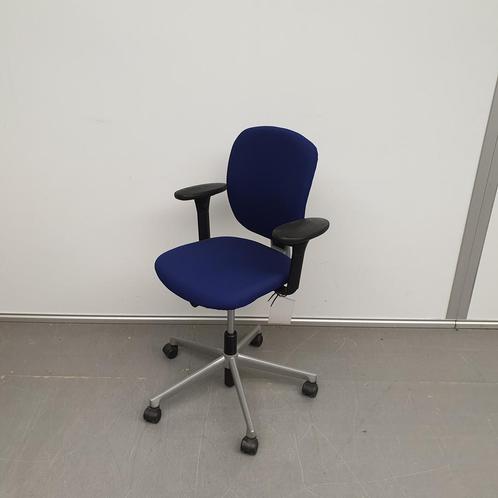 Ahrend 262 bureaustoel / schoolstoel - blauwe stof, Huis en Inrichting, Bureaus, Ophalen of Verzenden