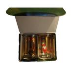 Holmegaards Juledramglas - 2 Kerstshotglaasjes - 1990