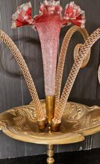 Tafelmiddenstuk - Brons, Glas, Messing - Stijl Liberty, 50