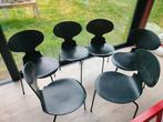 Fritz Hansen - Arne Jacobsen - Stoel (6) - Ant - Hout, Staal, Antiek en Kunst