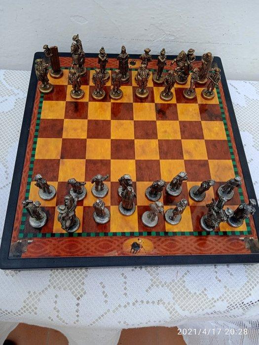 Schaakspel - Metaal, Antiek en Kunst, Curiosa en Brocante