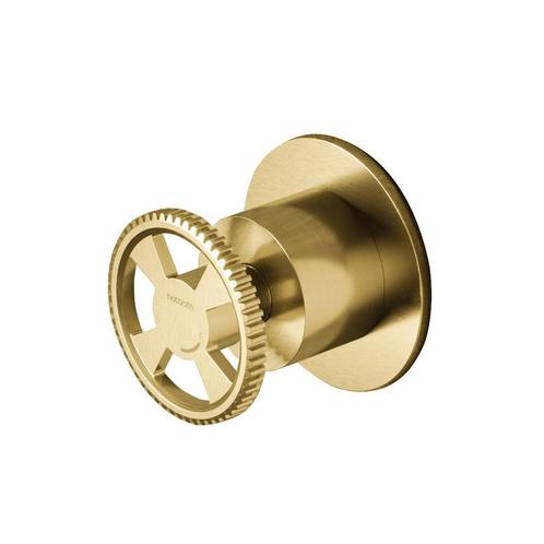 Inbouw Stopkraan Hotbath Cobber @Work Koud Geborsteld, Doe-het-zelf en Verbouw, Sanitair, Kraan, Nieuw, Chroom, Ophalen of Verzenden