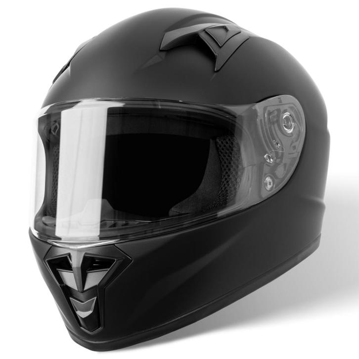VINZ Parana Kinderhelm Motor/Scooter - Mat Zwart, Motoren, Kleding | Motorhelmen, XXS, Verzenden