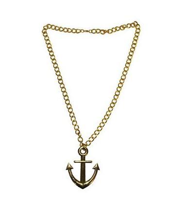 Matrozen ketting met anker - Sieraden, Hobby en Vrije tijd, Feestartikelen, Ophalen of Verzenden