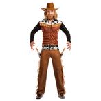 Cowboy Kostuum Bruin Heren, Verzenden, Nieuw