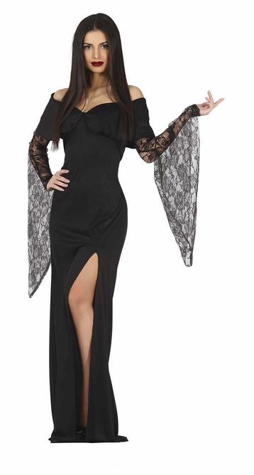 Gothic Halloween Kostuum Dames Zwart beschikbaar voor biedingen