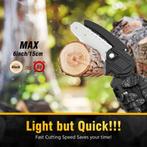 Mini kettingzaag - Elektrische snoeischaar - Met accu - Zwar, Verzenden, Nieuw