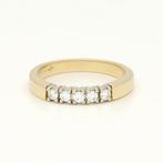 Ring - 14 karaat Geel goud Diamant (Natuurlijk), Sieraden, Tassen en Uiterlijk, Ringen, Nieuw