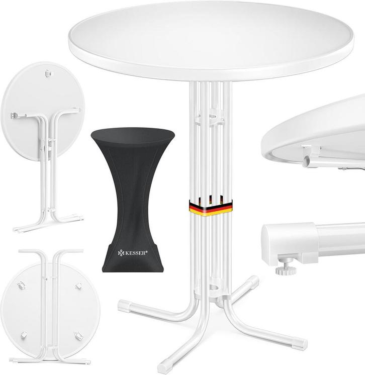 KESSER® Gastro statafel, inklapbaar, bistrotafel, gepoederco, Tuin en Terras, Tuinmeubel-accessoires, Nieuw, Verzenden