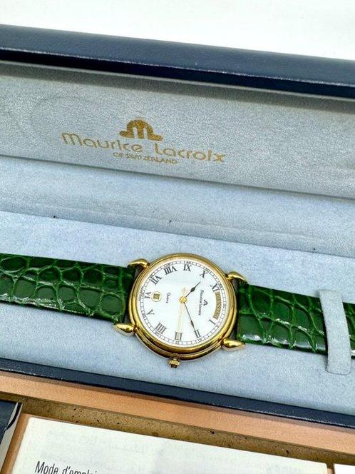 Maurice Lacroix - Classic Day Date - 18k Gold Electroplated, Sieraden, Tassen en Uiterlijk, Horloges | Heren