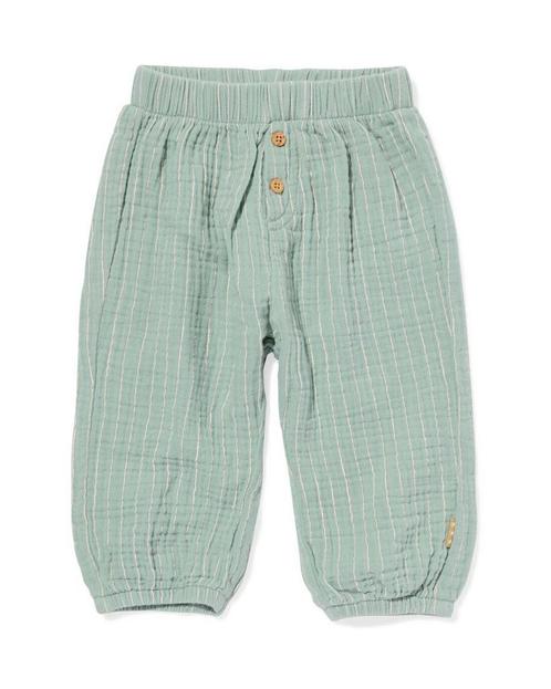 HEMA Newborn broek mousseline groen, Kinderen en Baby's, Babykleding | Overige, Nieuw, Verzenden
