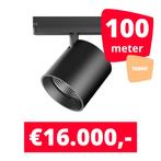 LED Railverlichting DiabloL Zwart 3000K 100 spots + 100M, Ophalen of Verzenden