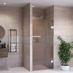 Douchedeur BWS Portos Profielloos Chroom 200 cm Brons Glas 8, Ophalen of Verzenden, Nieuw, Chroom, Douche