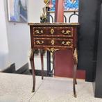 Commode - Kingwood, inlegwerk van fruithout, verguld bronzen, Antiek en Kunst