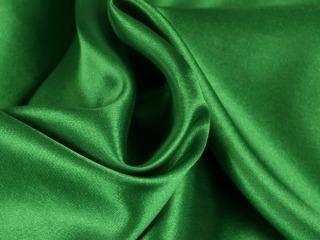 Satijn – Groen, Hobby en Vrije tijd, Stoffen en Lappen, 120 cm of meer, 200 cm of meer, Groen, Nieuw, Polyester, Ophalen of Verzenden