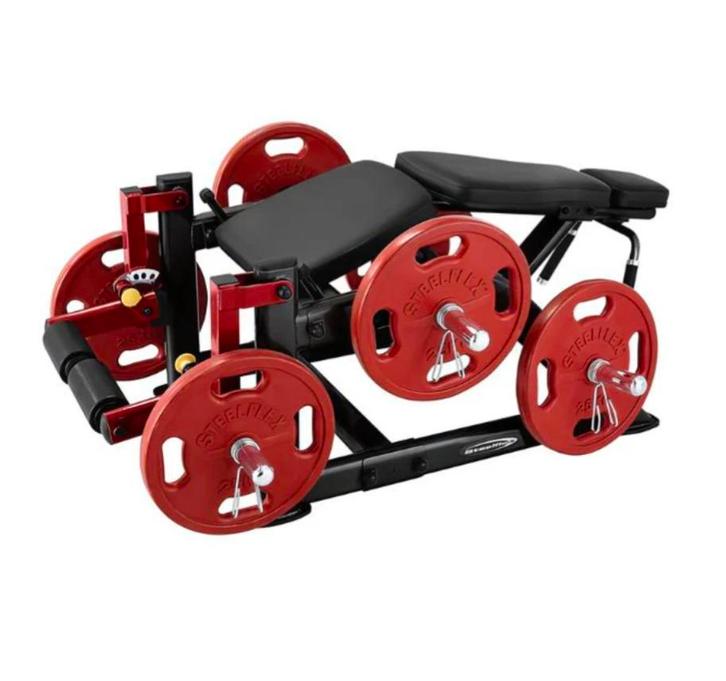 Steelflex Plate Load Leg Curl, Sport en Fitness, Fitnessapparatuur, Nieuw, Metaal, Benen, Verzenden
