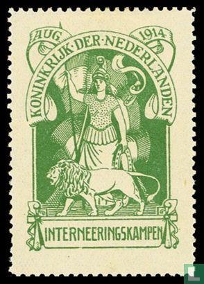 Nederland - Interneringszegel - 1916, Postzegels en Munten, Postzegels | Nederland, Postfris, Verzenden
