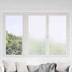 vidaXL Raamfolies strepenpatroon mat PVC, Huis en Inrichting, Stoffering | Gordijnen en Lamellen, Verzenden, Nieuw, Wit