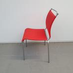 Calligaris air stoelen met netbespannen rug - rood (alleen p, Huis en Inrichting, Stoelen, Ophalen of Verzenden, Nieuw