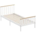 Eenpersoonsbedframe, Houten Bedframe, Onderste Opbergruimte,, Verzenden, Nieuw