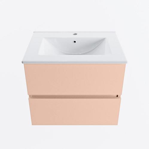 MONDIAZ VICA 60cm badmeubel onderkast Rosee 2 lades., Doe-het-zelf en Verbouw, Sanitair, Bad, Nieuw, Ophalen of Verzenden