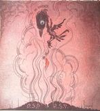 Linkse phoenix komt uit het as op spotprent (lijst optie), Verzenden