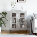 vidaXL Dressoir 69,5x34x90 cm bewerkt hout betongrijs, Huis en Inrichting, Kasten | Dressoirs, Verzenden, Nieuw, 50 tot 100 cm