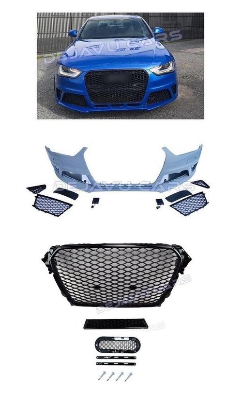 RS4 Look Voorbumper voor Audi A4 B8.5 / S line / S4 B8.5, Auto diversen, Tuning en Styling, Ophalen of Verzenden