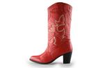 Lazamani Cowboy laarzen in maat 42 Rood | 10% extra korting, Kleding | Dames, Schoenen, Verzenden, Lazamani, Zo goed als nieuw