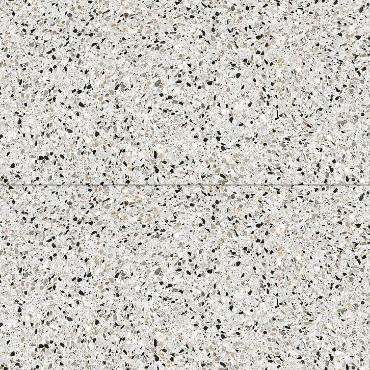 Vloertegel / wandtegel nadinne terrazzo naturel grijs 60x120, Doe-het-zelf en Verbouw, Tegels, Vloertegels, Nieuw, 10 m² of meer